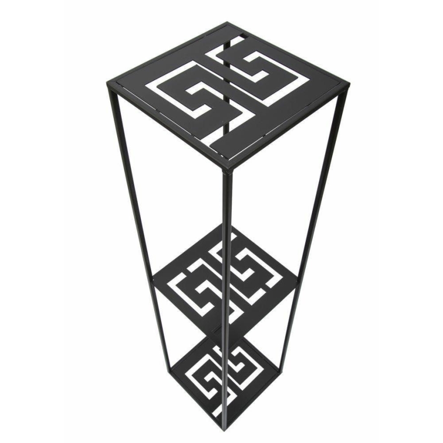 Stalak za cveće 100x24 cm, crne boje