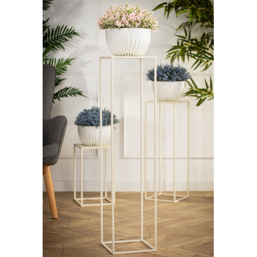 Stalak za cveće 100x24 cm krem boje