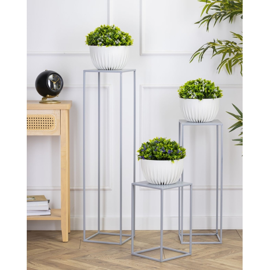 Stalak za cveće 100x24 cm siva