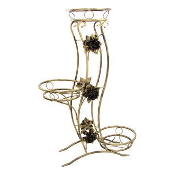 Stalak za cveće 100x70 cm zlatni