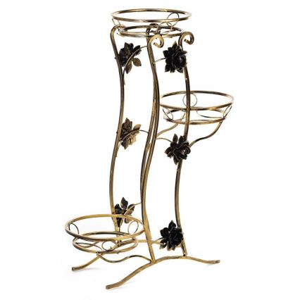 Stalak za cveće 100x70 cm zlatni