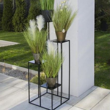 Stalak za cveće 110x40 cm crni