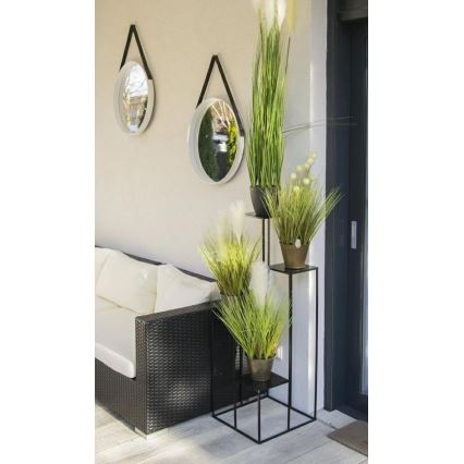 Stalak za cveće 110x40 cm crni