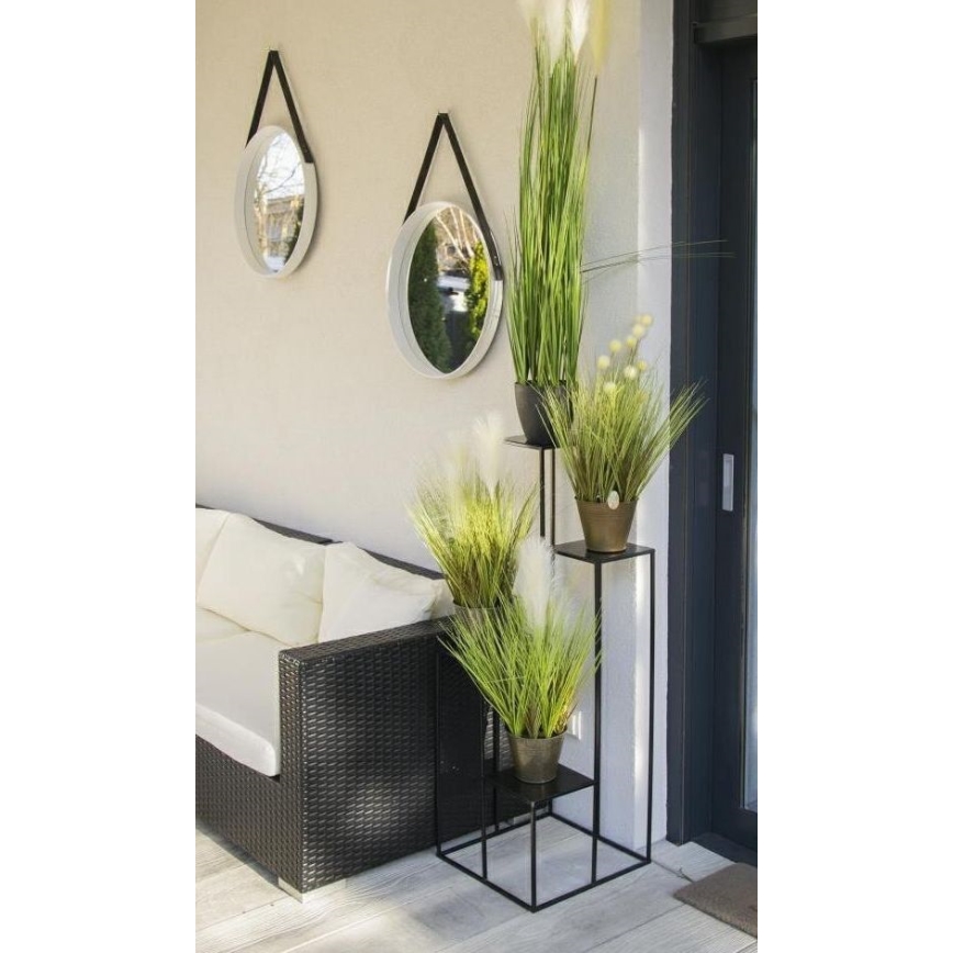 Stalak za cveće 110x40 cm crni