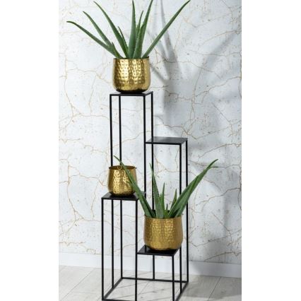 Stalak za cveće 110x40 cm crni