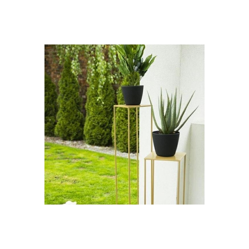 Stalak za cveće 130x24 cm zlatne boje