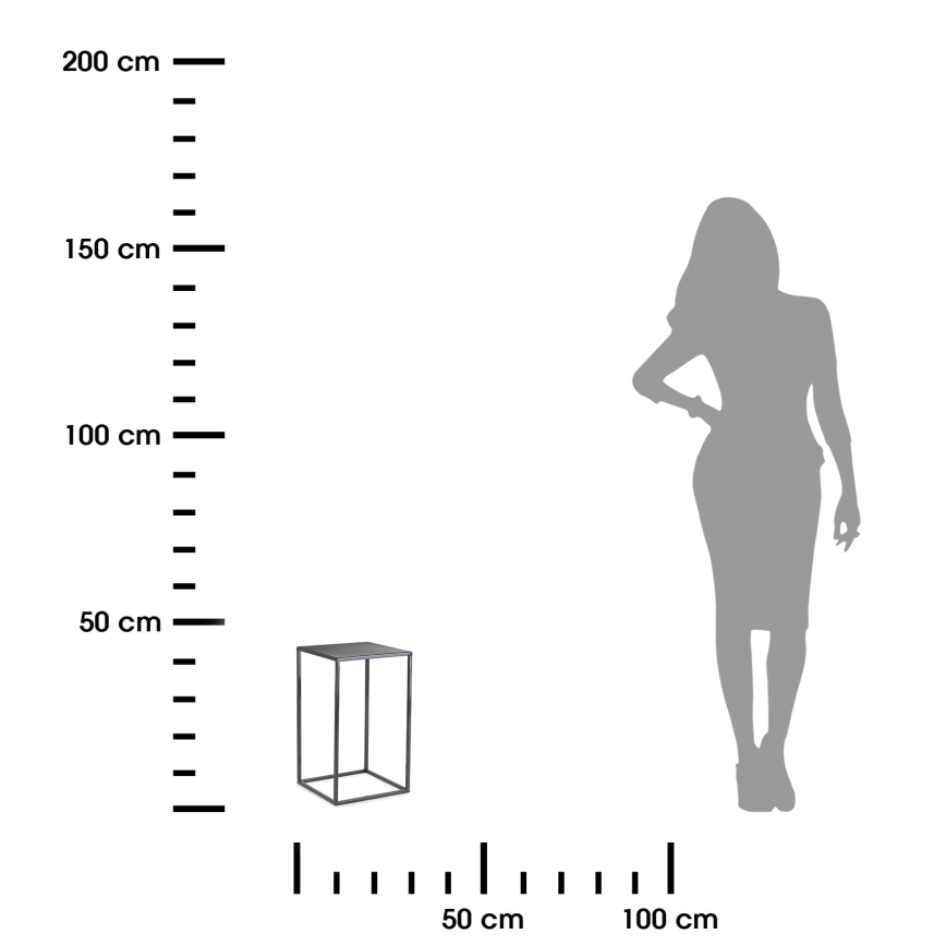 Stalak za cveće 40x24 cm antracit