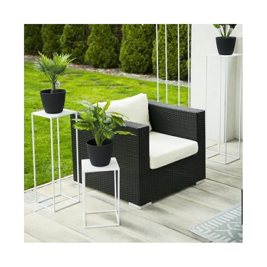 Stalak za cveće 40x24 cm beo