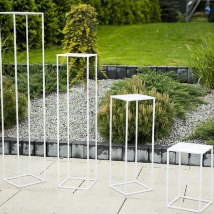 Stalak za cveće 40x24 cm beo