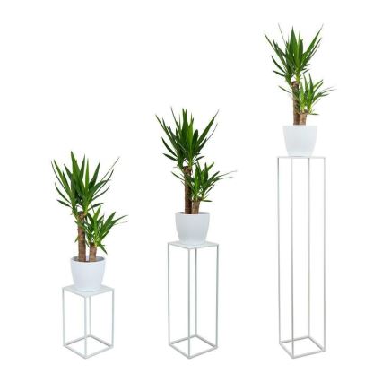 Stalak za cveće 40x24 cm beo