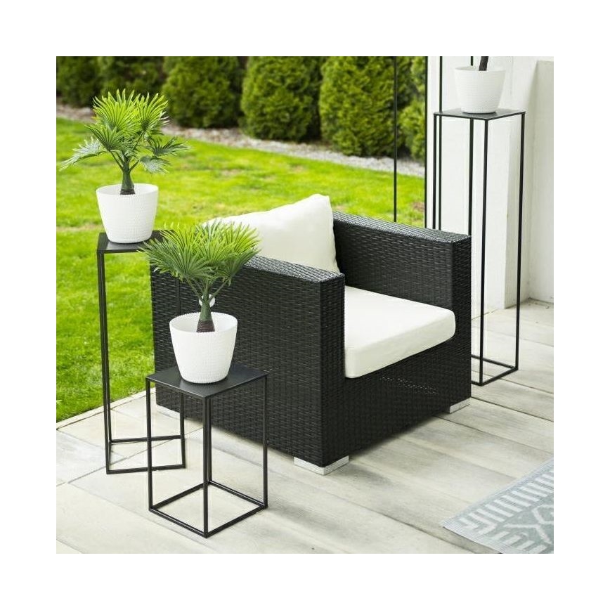 Stalak za cveće 40x24 cm, crni