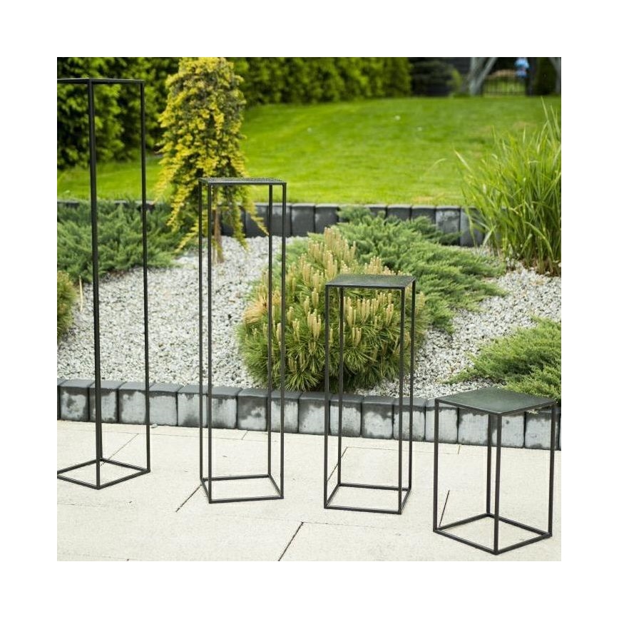 Stalak za cveće 40x24 cm, crni