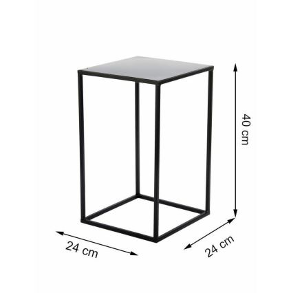 Stalak za cveće 40x24 cm, crni