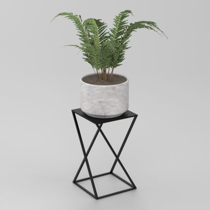Stalak za cveće 40x24 cm crni