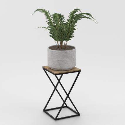 Stalak za cveće 40x24 cm crni