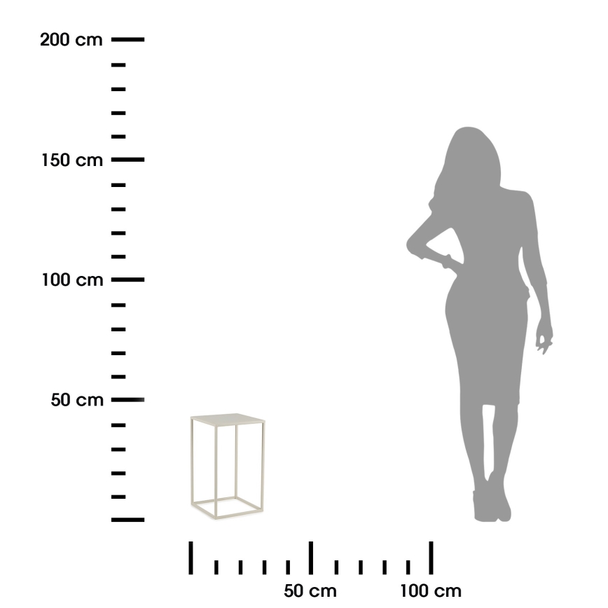 Stalak za cveće 40x24 cm, krem boje