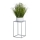 Stalak za cveće 40x24 cm siv