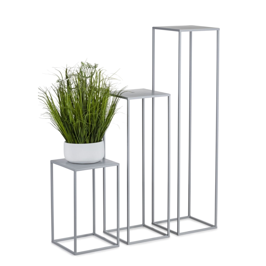 Stalak za cveće 40x24 cm siv