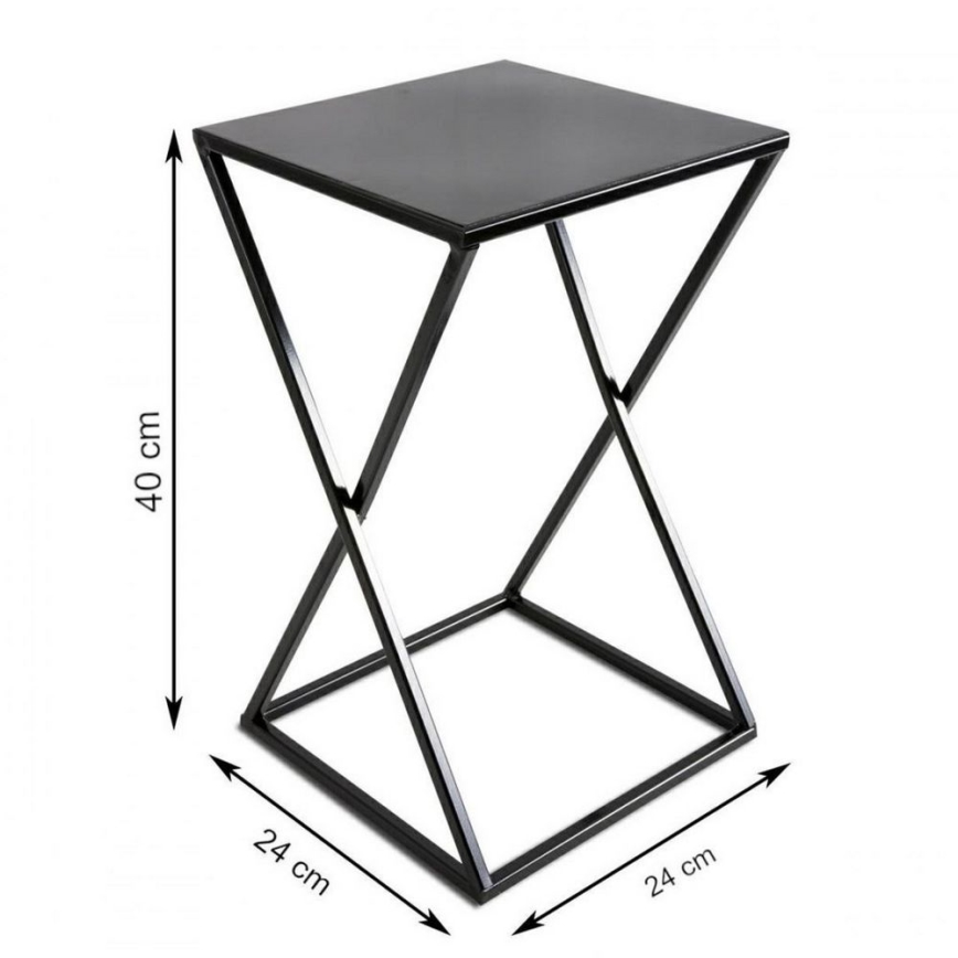 Stalak za cveće 40x24 crni