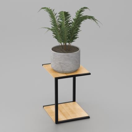 Stalak za cveće 40x30x34 cm, crni