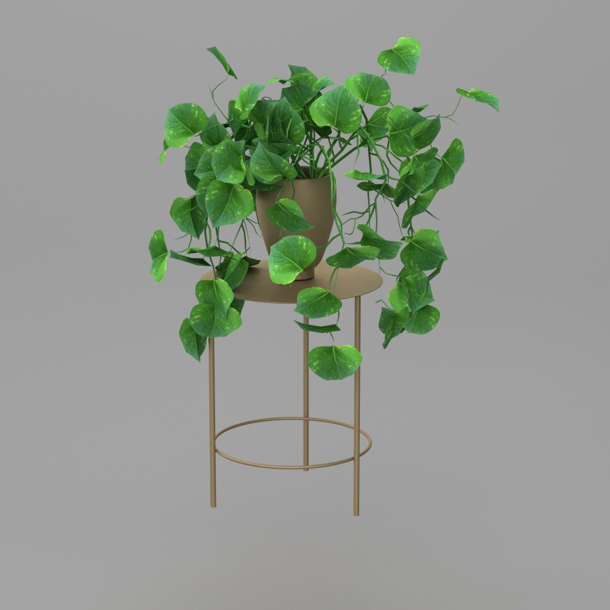 Stalak za cveće 40x32 cm zlatni