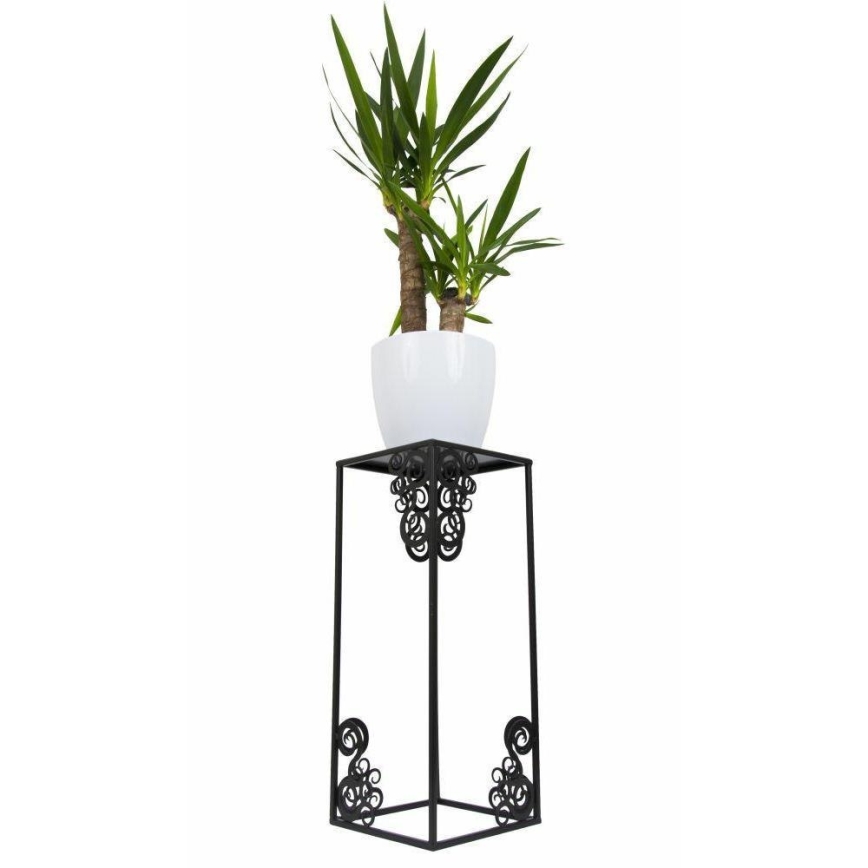 Stalak za cveće 60x24 cm, elegantne crne boje