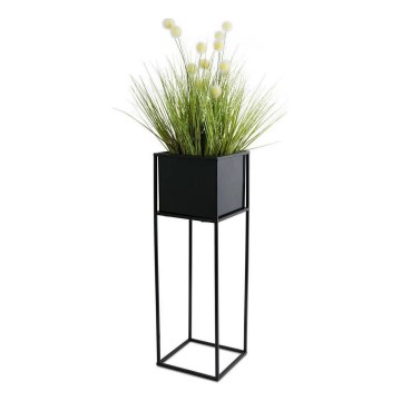 Stalak za cveće 70 x 24 cm, crni