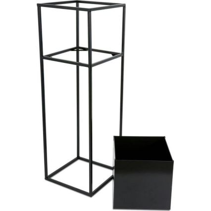 Stalak za cveće 70 x 24 cm, crni