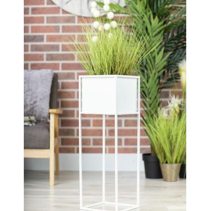 Stalak za cveće 70x24 cm bela