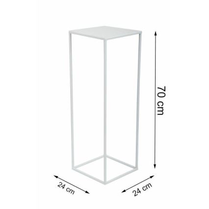 Stalak za cveće 70x24 cm beo