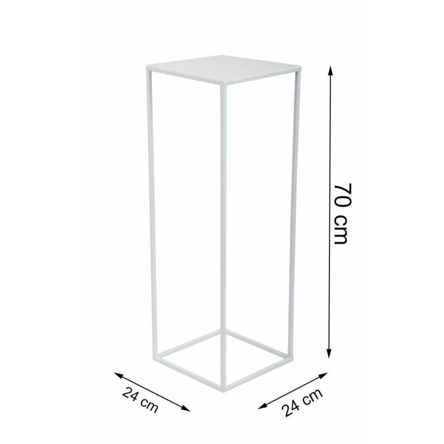 Stalak za cveće 70x24 cm beo