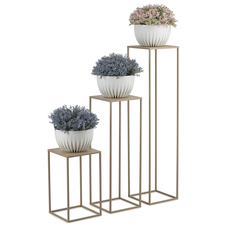 Stalak za cveće 70x24 cm bež