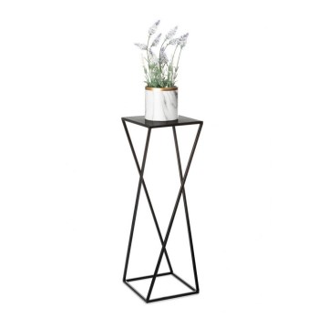 Stalak za cveće 70x24 cm, crne boje