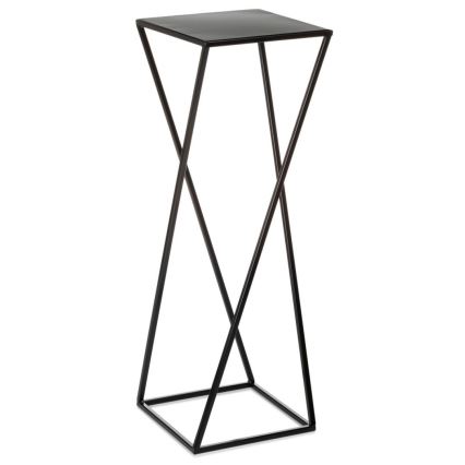 Stalak za cveće 70x24 cm, crne boje