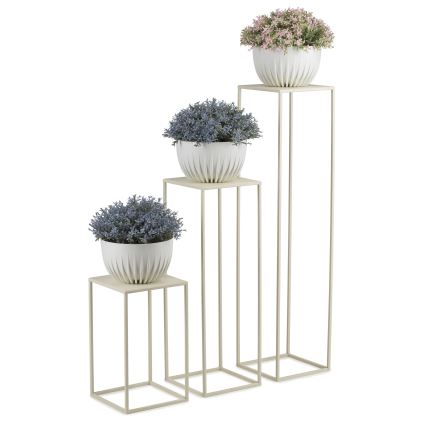 Stalak za cveće 70x24 cm krem