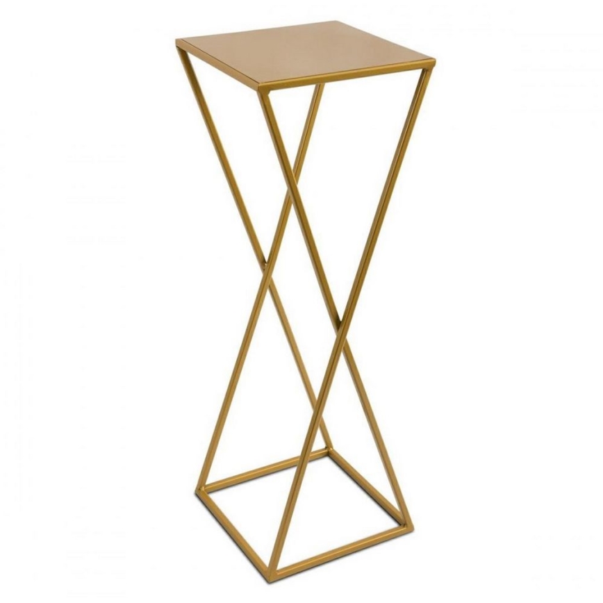 Stalak za cveće 70x24 zlatni