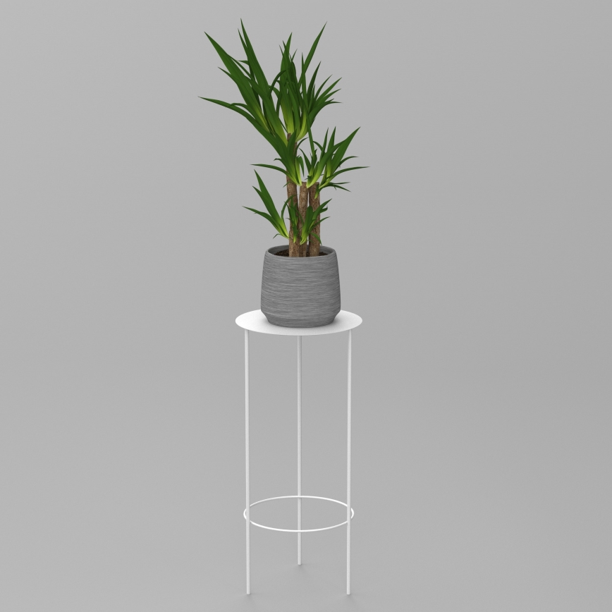 Stalak za cveće 70x32 cm beo