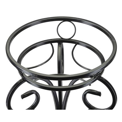 Stalak za cveće 74x34 cm, crne boje