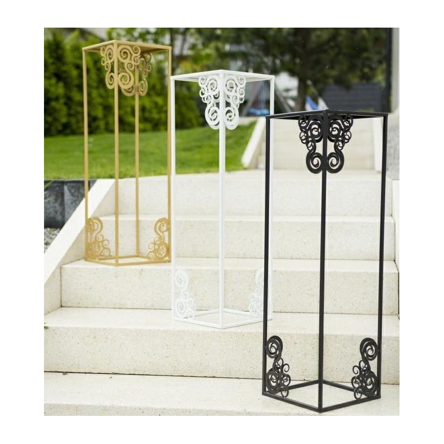 Stalak za cveće 80x24 cm, beo