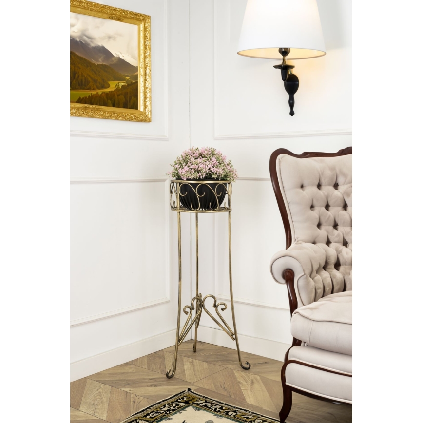 Stalak za cveće 88x28 cm, zlatni