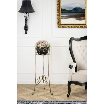 Stalak za cveće 88x28 cm, zlatni