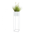 Stalak za cveće 90 x 24 cm, beo