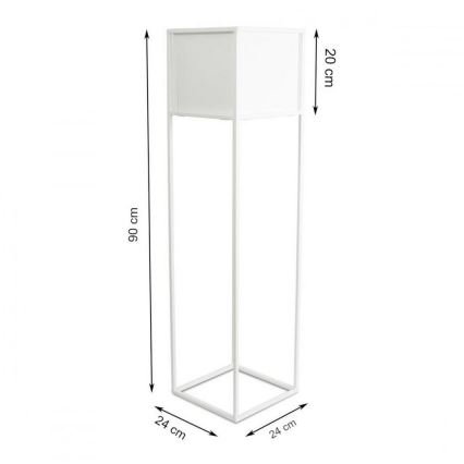 Stalak za cveće 90x24 cm, beli