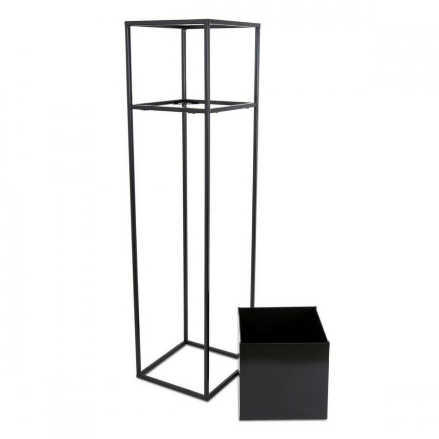 Stalak za cveće 90x24 cm crni