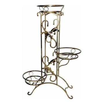 Stalak za cveće 90x65 cm zlatan