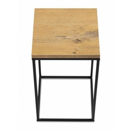 Stalak za cveće BASICLOFT 40x24 crna/braon