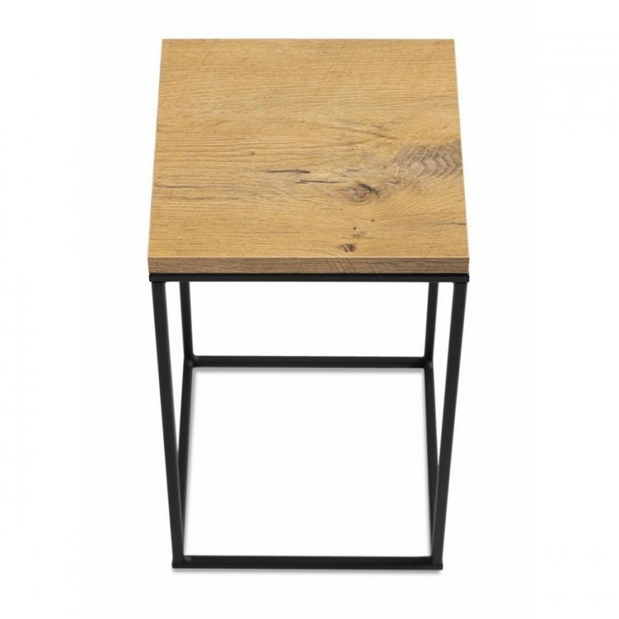 Stalak za cveće BASICLOFT 40x24 crna/braon
