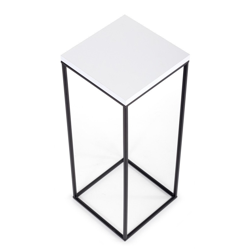 Stalak za cveće BASICLOFT 60x24 crna/bela