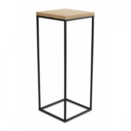 Stalak za cveće BASICLOFT 60x24 crna/smeđa