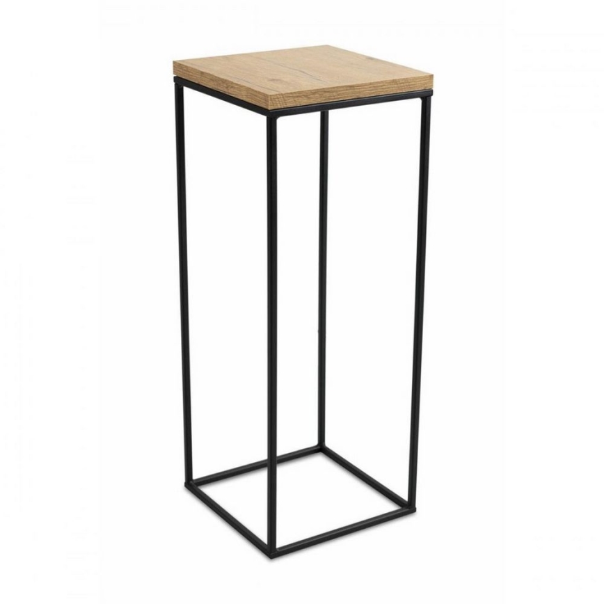 Stalak za cveće BASICLOFT 60x24 crna/smeđa